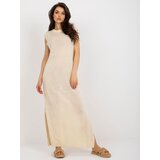 BADU Dress-BA-SK-C1002.61P-light beige | Shoptok.si