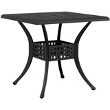  3-dijelni bistro set crni od lijevanog aluminija | shoptok.hr