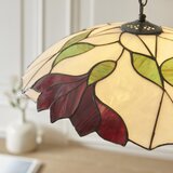 Endon 112246 - Luster na lancu Tiffany BOTANICA 1xE27/60W/230V, prečnik 45 cm | Eponuda.com
