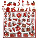  Set božićnih ukrasa od drveta - 30 komada | shoptok.hr