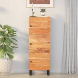 vidaXL Visoka omara s 3 vrati 40x33x110 cm trdna akacija in železo | Shoptok.si