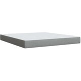 vidaXL Box spring postelja z vzmetnico svetlo siva 180x200 cm blago | Shoptok.si