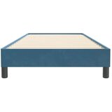 Box spring postelja brez vzmetnico temno modra 90x220 cm žamet, (21793195) | Shoptok.si