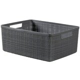 Curver kutija za pohranjivanje Jute M - Anthrazit (D x Š x V: 36 x 27 x 15 cm, Plastika, Antracit) | shoptok.hr