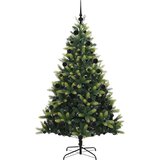  Umjetno savitljivo božićno drvce s 300 LED dioda Zelena 210 cm | Eponuda.com