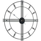  Zidni sat crni Ø 60 cm željezni | shoptok.hr