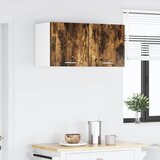 Viseći ormarić 2 pcs Dimljeni hrast i bijela 40 x 31 x 40 cm | shoptok.hr