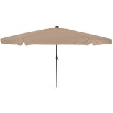  Vrtni suncobran Sivo-smeđa 395 x 395 x 245 cm Poliester | shoptok.hr