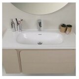 Hanah home Kupatilski ormarić sa umivaonikom i ogledalom (2 komada) Future Vanilla | Eponuda.com