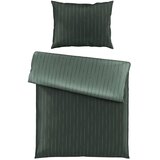 Dieter Knoll OBOJESTRANSKA POSTELJNINA STRIPES DK 140/200 cm saten zelena Cene