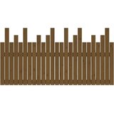 Stensko posteljno vzglavje medeno rjavo 159,5x3x80 cm borovina, (20734990) | Shoptok.si