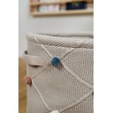 Kindsgut Svetlo rjava tekstilna otroška škatla za shranjevanje ø 30x35 cm Taupe – | Shoptok.si