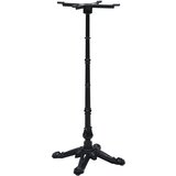 vidaXL Noga za bistro mizo črna 52x52x108 cm lito železo Cene
