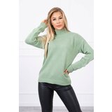 Kesi High neckline sweater dark mint Cijene