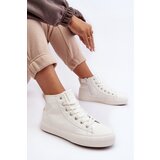 Big Star Women's Zip-Up Padded Sneakers White | Shoptok.si