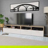 vidaXL TV omarica 2 kosa iverna plošča 95x35x36 cm bele/hrast barve, (20914179) Cene