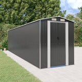 vidaXL Vrtna lopa antracitna 192x772x223 cm pocinkano jeklo Cene