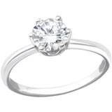 Kesi Silver Big Stone II Engagement Ring Cene