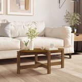  Stolić za kavu boja meda 87 x 48 x 35 cm od masivne borovine | shoptok.hr