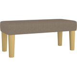 Krevet s oprugama i madracem smeđesivi 80x200 cm od tkanine | shoptok.hr