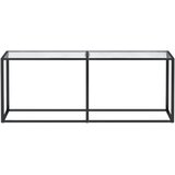  Konzolni stol prozirni 200 x 35 x 75,5 cm od kaljenog stakla | shoptok.hr