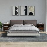 vidaXL Nočna omarica 2 kosa dimljeni hrast 40x35x50 cm Cene