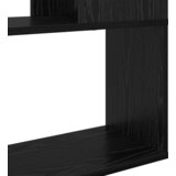  Centar za zabavu Crni hrast Konstruirano drvo 80 x 24 x 124 cm | shoptok.hr