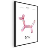  Plakat - Holo-Dog - Colorful Retro Dog 40x60 Crni okvir s margom | shoptok.hr