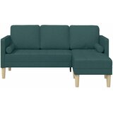  Set sofe s jastukom Tamnozelena Poliester | shoptok.hr