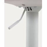 Kave Home Mat bel barski stol z nastavljivo višino iz umetnega usnja (višina sedeža 60 cm) Orlando-T – | Shoptok.si