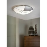 Eglo raya plafonjera/1 e27 1x60w hrom/šarena-srebrna | Eponuda.com
