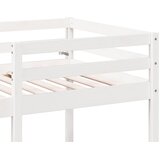  Okvir kreveta na kat + stol i stolice bijeli 90x200 cm borovina | shoptok.hr