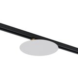 QAZQA Moderna bela stropna svetilka za sistem tirnic 1-fazna 2-luči - Iconic Pulley | Shoptok.si