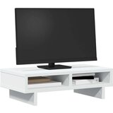  Stalak za monitor bijeli 50 x 27 x 15 cm od konstruiranog drva | shoptok.hr