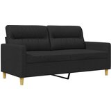  Dvosjed od tkanine crni 140 cm | shoptok.hr