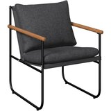 Ambia Garden SET ZA BALKON kovina, steklo, tekstil antracit, črna črna antracit, črna | Shoptok.si