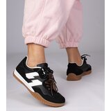 D/CEO marka niezdefiniowana Black canvas sneakers with colorful laces Bekki | Shoptok.si