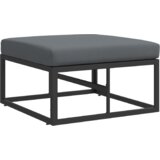 vidaXL Sjedeća garnitura za vrt 6 pcs Crna 70 x 70 x 32 cm Aluminij | shoptok.hr