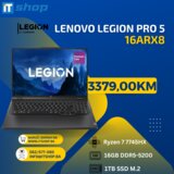 Lenovo Legion Pro 5 16ARX8, R7 7745HX, 32GB, 1TB, GeForce RTX™ 4060 8GB GDDR6 | Eponuda.ba