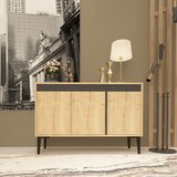 Woody Fashion Asude - Sapphire Oak, Anthracite Sapphire OakAnthracite Console Cene