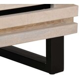vidaXL Nočna omarica 40x33x46 cm trden beljen mangov les | Shoptok.si