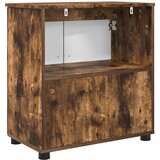 vidaXL kopalniška omarica s polico dimljeni hrast 61 x 35 x 64 cm | Shoptok.si