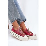 GOE Women's Platform Sneakers Red | Shoptok.si