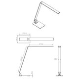  Fabas 3265/30/212 - LED prigušiva lampa WASP 12W/230V 3000/4000/5000K hrom | Eponuda.com