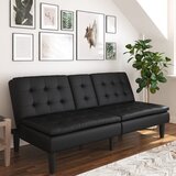 Støraa Crna sklopiva sofa od imitacije kože 191 cm Maine – | shoptok.hr