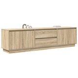 TV ormarić s LED svjetlima boja hrasta sonome 193,5x41x50 cm | shoptok.hr