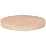 vidaXL okrogla mizna plošča Ø50x4 cm neobdelana trdna hrastovina Cene