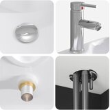  Set ormarića za kupaonicu 3 kom. Crna 49,5 x 41 x 62,5 cm | shoptok.hr