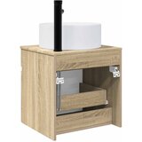  Umivaonik s policom za zid Hrast sonoma 49 x 44,5 x 65,5 cm | shoptok.hr