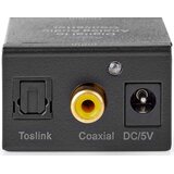 Nedis ACON2510BK, Digital Audio Converter, 1-way, Audio, video, 1x Digital RCA,1x TosLink,output:1x 2xRCA Cene
